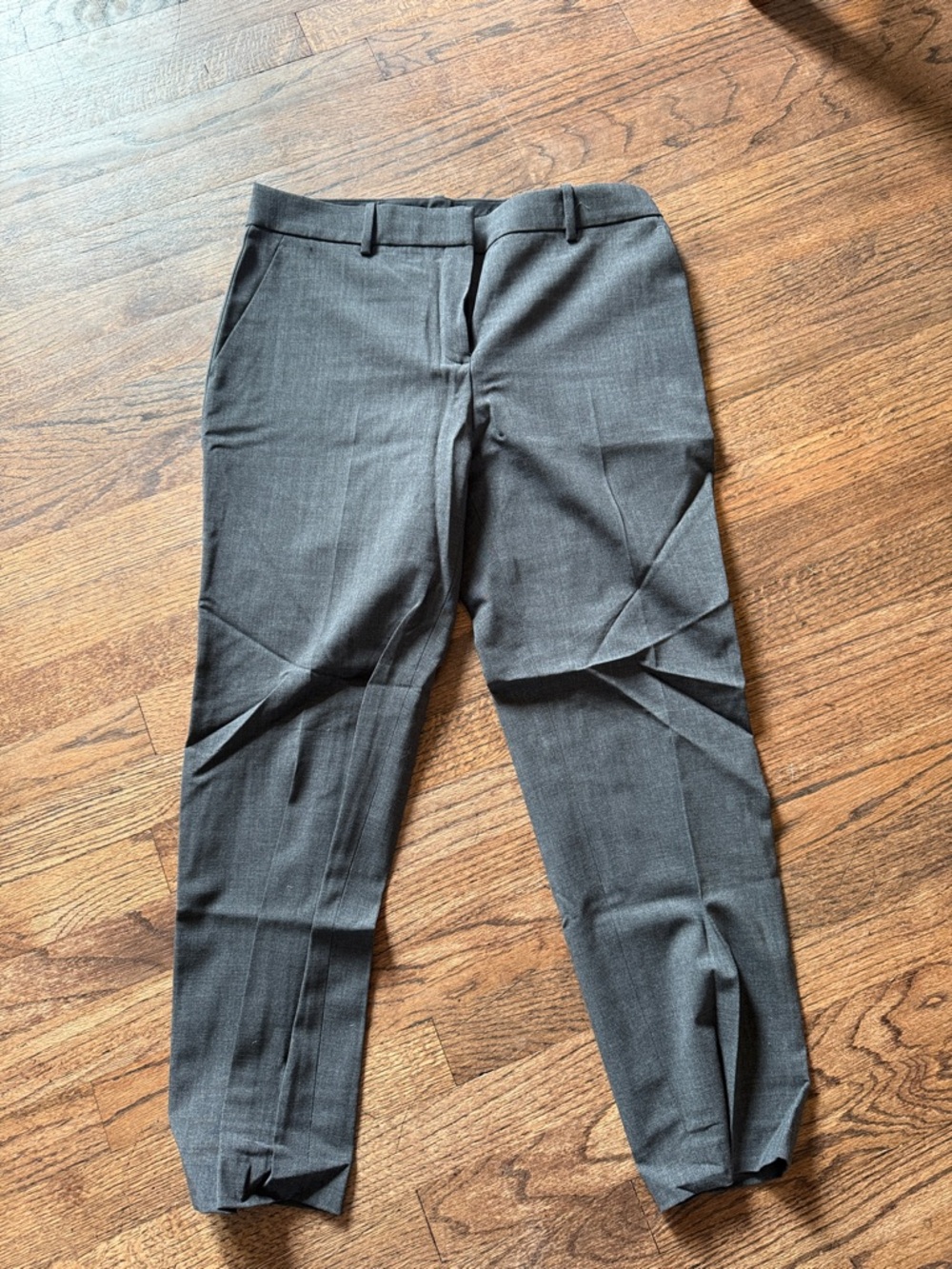 Theory Gray Tailored Dress Trousers